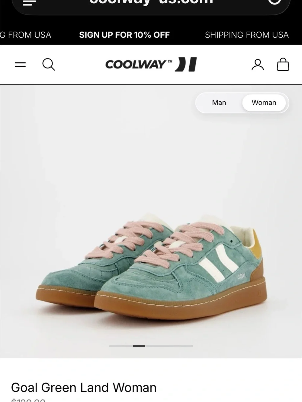 Coolway retro Goal sneaker